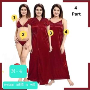 Indian Premium Night Dress ( Meroon )
